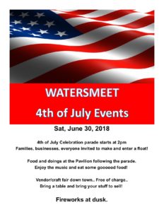 Watersmeet 4th of July Events